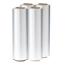 4 Rolls 18" x 1500FT 80GA Pallet Wrap Stretch Film Shrink Hand Wrap