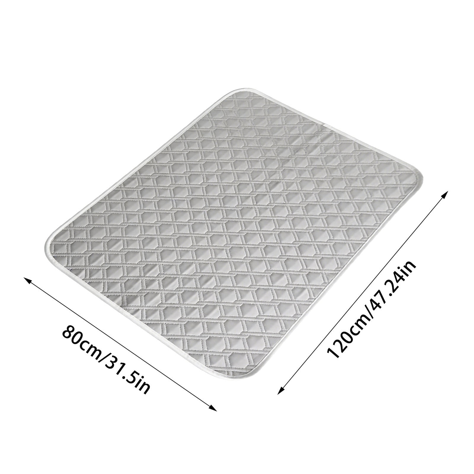 Summer Dog Cooling Mat Washable Ice Silk Self Cool Pad for Small Medium Large Dogs and Cats, Pet Sleeping Pad for Crate Bed Indoor Outdoor Floor Car Seats, Portable Thin Breathable Mat