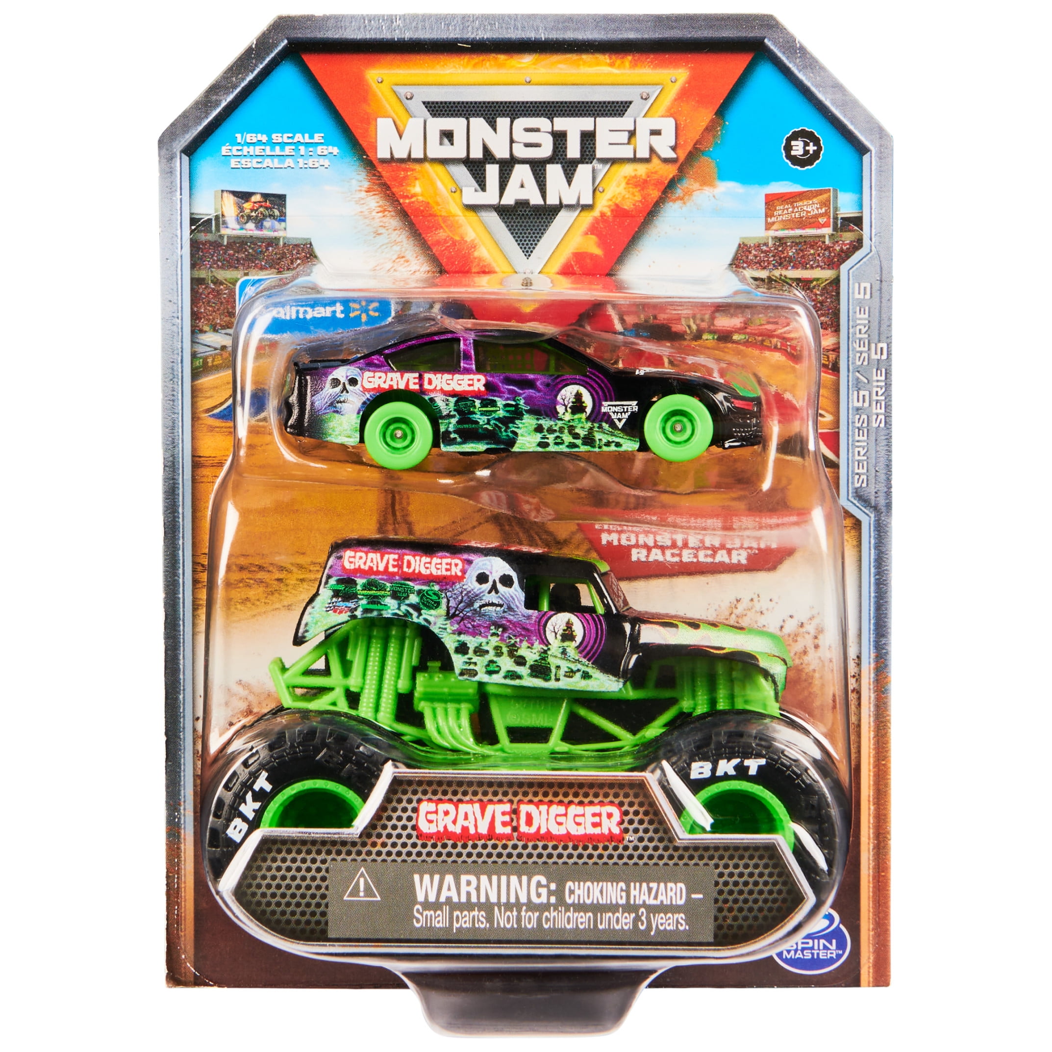 Monster Jam, Official Earth Shaker Exclusive Racecar and Monster