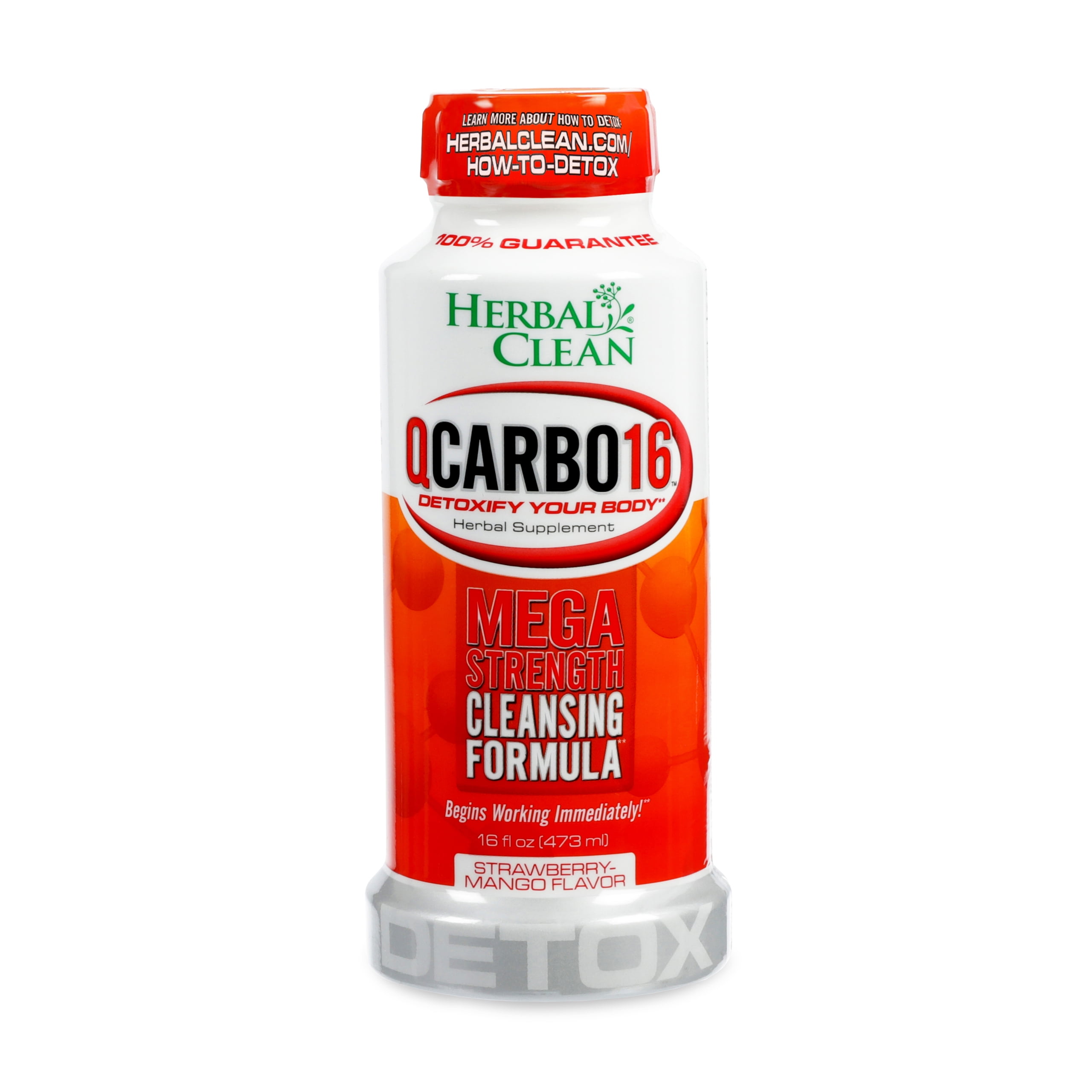 Herbal Clean Same-Day Premium Detox Drink 16oz -Strawberry ... Herbal Clean Same-Day Premium Detox Drink 16oz -Strawberry ...