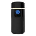 thumbnail image 4 of Petit Briquet Portable Rechargeable en Métal avec Affichage LED et Impression Tactile (Noir), 4 of 8
