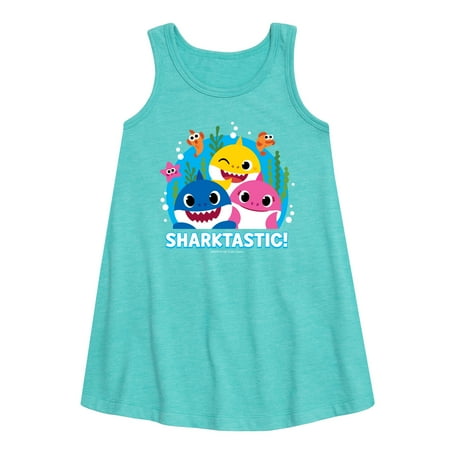 

Baby Shark - Sharktastic - Toddler and Youth Girls A-line Dress