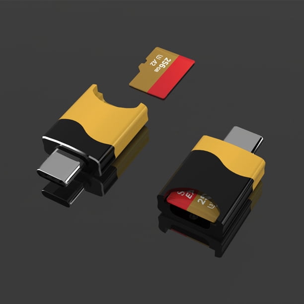 Lector de tarjetas tipo C Flash Drive Mini adaptador de teléfono móvil para Macbook Smartphone
