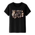 thumbnail image 4 of Mujeres Manga Corta de Verano Tops Pascua Impresa Cuello Redondo, Blusa de Moda Casual para la Primavera, 4 of 5
