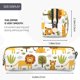 thumbnail image 3 of Disketp Tiger Lion Estuche de Lápices de Cuero con Cierre, Estuche Compacto para Papelería, Bolígrafos y Accesorios Pequeños, 3 of 7