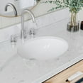 thumbnail image 3 of ARIEL Monroe 48 Inch Single Oval Sink Bathroom Vanity With Carrara White Quartz Countertop 1.5 Inch Edge In Midnight Blue, 3 of 8
