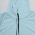 thumbnail image 5 of Men's High Elasticity Hooded Sleeveless Pullover Top Muscle Tank for Gym Workout Running Fitness Sports Casual Streetwear Daily Wear Essential | Ihhxva,Blue XL, 5 of 9