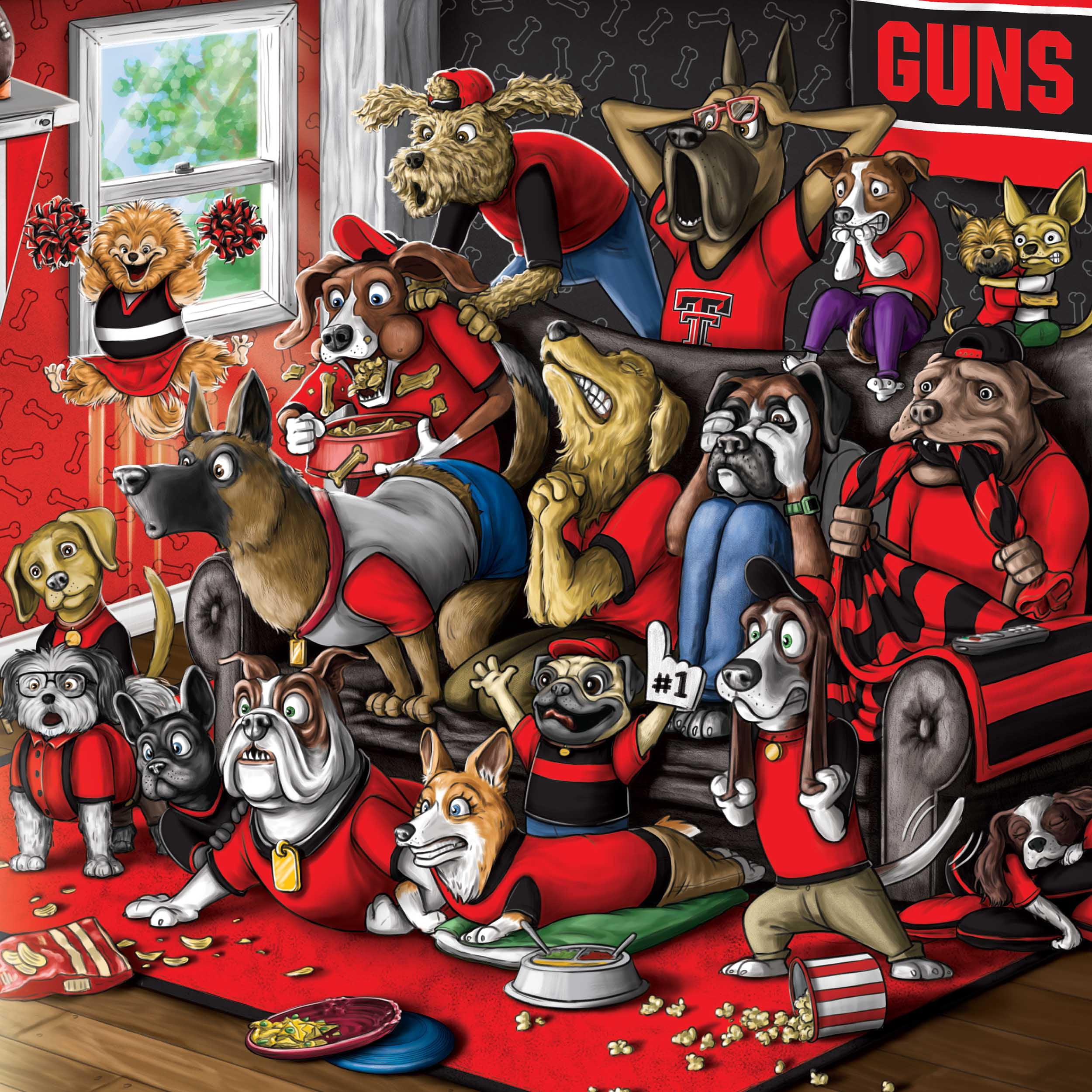 YouTheFan NCAA Texas Tech Red Raiders Purebred Fans Wall Art