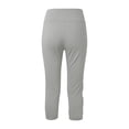 thumbnail image 5 of Capri Leggings for Women Spring Summer Elastic High Waist Slim Fit Hollow out Workout Yoga Pants Capris Leggings, 5 of 5