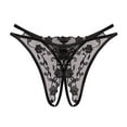 thumbnail image 2 of WCJM Black Women Thong Panties Thong Lace Pants Ladies Briefs Underwear, 2 of 2