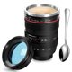 thumbnail image 3 of Taza de café con forma de cámara Taza con forma de lente de cámara Café Leche Agua Taza con forma de cámara Taza de acero inoxidable con forma de lente Taza Vaso, 3 of 4
