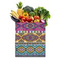 thumbnail image 1 of Sac Fourre-Tout en Toile Rayé Hippie – Sac de Courses Rétro Esthétique Réutilisable, 1 of 6