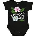 thumbnail image 3 of Inktastic Louisiana Girl Magnolia Flowers and Leaves Girls Baby Bodysuit, 3 of 5