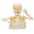 thumbnail image 2 of JHyouerji LED Figurine Prop,Light Up Skeleton LED Figurine Prop,White Compact Glowing Skull Tabletop Ornament for Haunted House Indoor Yard Halloween Party Mantel Decor, 2 of 7
