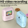 thumbnail image 4 of Flip Lens Kids Portable Printer Thermal Paper Stickers Paper Mini Printers Multi-Function Digital Small SLR Pink, 4 of 8