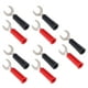 thumbnail image 4 of Conector de cable de pala de horquilla eléctrica, 10 piezas Cable de pala de horquilla Tipo U Terminales de engarzado eléctricos Conector de cable tipo U Funcionalidad versátil NikouMX herramienta, 4 of 8