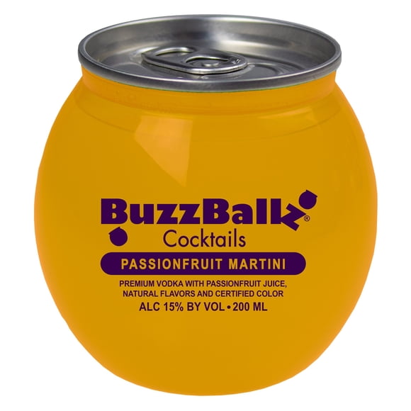 Bebida Alcoholica Preparada BuzzBallz Passionfruit Martini 200 ml