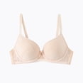 thumbnail image 6 of GEWSEY Women's Push Up Lace Bra Soft Underwire Plunge Full Coverage Sexy Support Bras (Beige, XL), 6 of 9