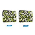 thumbnail image 7 of FORMRS 13-13.3 inch Laptop Sleeve Case Soft Carrying Quilted Computer Bag Cover, Green Flower Pattern, 7 of 7