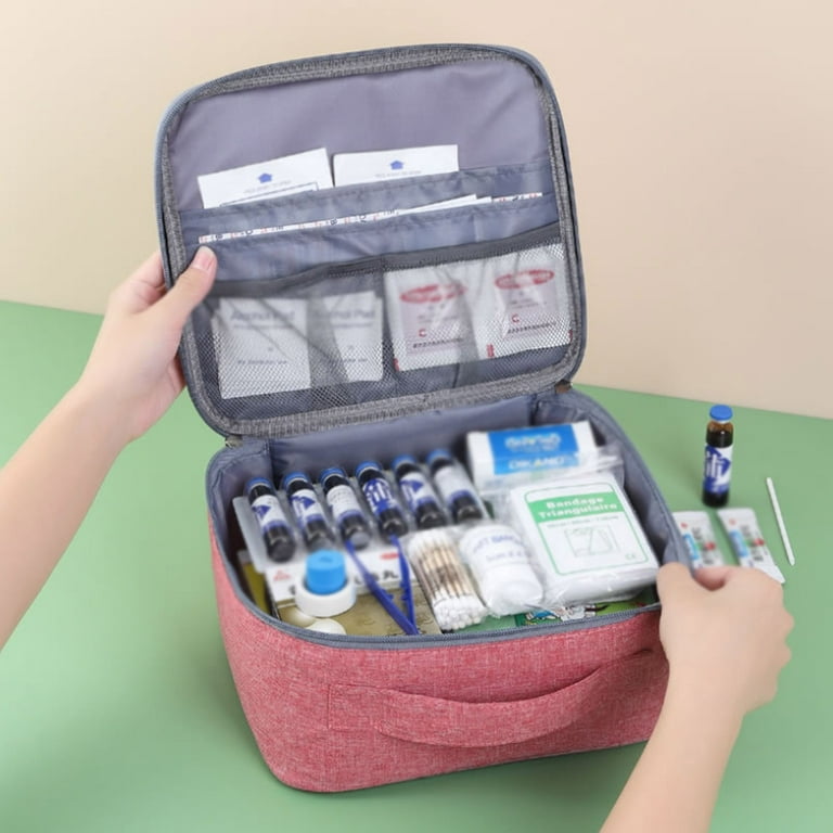 Yewltvep Pill Bottle Organizer, Medicine Organizer Box, Travel