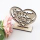 thumbnail image 4 of Adornos de madera Artesanía en forma de corazón Happy Mothers Day Woodblock Living Room Sala de vacaciones Talla de vacaciones Regalos para Mamá 2 Conjuntos Inevent HA012568-00, 4 of 7