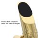 thumbnail image 3 of Boquilla Accesorios para instrumentos de viento 8 unids Alto Tenor Saxophone Clarinet Boquilla Cojines Parches Pads Negro 0.5 mm de espesor Maboto Boquilla, 3 of 6