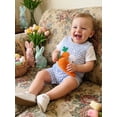 thumbnail image 4 of Aojekbee Baby Boy Easter Romper 0-18M Sleeveless Round Neck Bunny Embroidery Jumpsuit Newborn Playsuit, 4 of 9