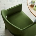 thumbnail image 4 of Modway Talia Performance Velvet Dining Armchair in Moss Green, 4 of 9