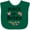 Green, variant on Inktastic Niece of the Bride Roses Girls Baby Bib
