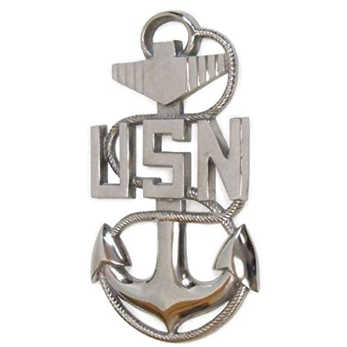 INDIA OVERSEAS TRADING CORP AL 48886 Aluminum Anchor (USN) Silver Polished