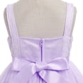 thumbnail image 6 of IDOPIP Baby Girls Lace Flower Tutu Dress Summer Spaghetti Straps Princess Birthday Party Tulle Dresses, 6 of 8