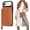 Brown, variant on Crossbody Wallet Case for iPhone 17 Air, RFID Blocking PU Leather Zipper Handbag Purse Flip Cover, Kickstand Folio Case with Card Slots Holder Wrist Strap Lanyard 5G 6.5 Inch (Rose Gold)