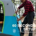 thumbnail image 4 of 6 Person Camping Tent  Blackout Design For Instant Cabin Tents Family With Rainfly 60s Easy Setup Water-resistant, 4 of 6