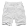 thumbnail image 2 of AXXD White Cycling Shorts Men Plus Size Cargo Shorts Multi-Pockets Relaxed Summer Beach Shorts Clearance, 2 of 4
