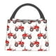 thumbnail image 1 of Fotbe Red Wheeled Tractors Bolsa Térmica Portátil con Estampado, Bolsa de Entrega de Alimentos Aislada, Bolsa Reutilizable de Gran Capacidad para Comidas y Supermercado, 1 of 6