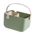 thumbnail image 2 of Cesta abierta para ducha portátil, bolsa de almacenamiento para dormitorio, organizador de cosméticos ligero para el hogar, cesta de limpieza, bolsa verde, 2 of 9
