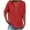Red, variant on Young Womens Clothes Kelon Short Sleeve Blouses for Women V Neck Boho Tops Blouses Business Casual Outfits Summer Outfits 2026 Fashion Clothing Blouses, 5XL