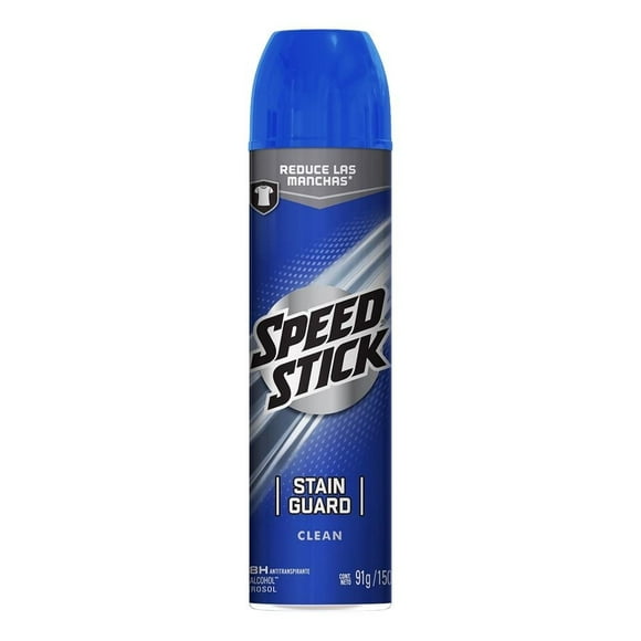 Desodorante Hombre Men Speed Stick Ad Benefits Stainguard Antitrasnpirante en Aerosol 150 ml