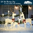 thumbnail image 6 of Joyfy 3 Pack Reindeer Christmas Outdoor Yard Light Decorations,360 LED Lights Deer Family for Christmas Outside Lawn Decor,Warm White, 6 of 8