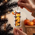 thumbnail image 6 of Halloween Hanging Letter Ornaments with Pumpkin Skull and Bat Design, 3.15 Inch Acrylic A-Z Alphabet Decorations for Tree Window Wall Party Favors, 6 of 8