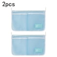 thumbnail image 1 of Bolsa de malla de almacenamiento para refrigerador, bolsa colgante de doble compartimento para condimentos, aperitivos y comida, accesorios de cocina, 1/2 piezas, 1 of 4