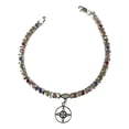 thumbnail image 1 of JOYARIS Pulsera Medalla Nudo De Bruja Con Zirconias En Plata 925 Talla Largo/Ancho:17 cm x 4 mm PT-0000247, 1 of 4