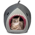 thumbnail image 6 of Vibrant Life Shark Pet Bed, Gray, 6 of 8