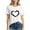 White C, variant on Zunfeo Cotton Graphic T Shirts for Women Short Sleeve Summer Tops 2025 Casual Cozy White Tops Valentine's Day Gift Black S