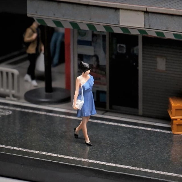 Figuras en miniatura CUTICAT 1/64 para decoración de escritorio
