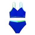 thumbnail image 2 of Tiijoy Girls' 2 Piece Swimsuits Adjustable Straps Bikini Set with Chest Pad, Sizes 7-16, 2 of 4