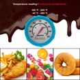 thumbnail image 2 of Starfrit Candy and Deep Fry Thermometer, Heat-Resistant Silicone Rim, Temperature Range 100°F to 500°F, Clip-On Design for Pots, Ideal for Boiling, Sugar, Frying, Easy to Use, Stainless Steel, 2 of 13