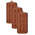thumbnail image 3 of 3 pack X Thin Mini Waffle Mold Chocolate DIY Tray Mould Silicone Party maker, 3 of 9