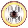 thumbnail image 3 of 7” High Power LED Projection Headlight W/Dual Function LED Halo Ring Truck, 3 of 4