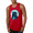 Red, variant on Creepy Winter Beach Night Owl Animal Lover Graphic Tank Top